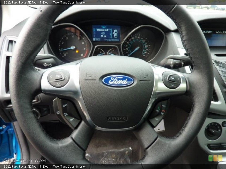 Two-Tone Sport Interior Steering Wheel for the 2012 Ford Focus SE Sport 5-Door #49065437