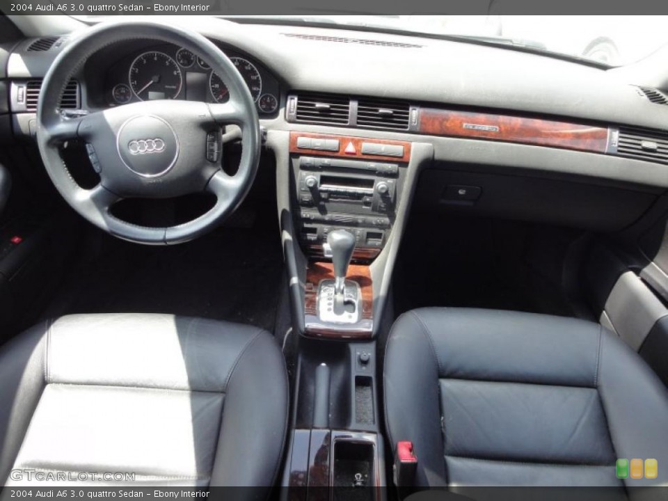 Ebony Interior Dashboard for the 2004 Audi A6 3.0 quattro Sedan #49066952