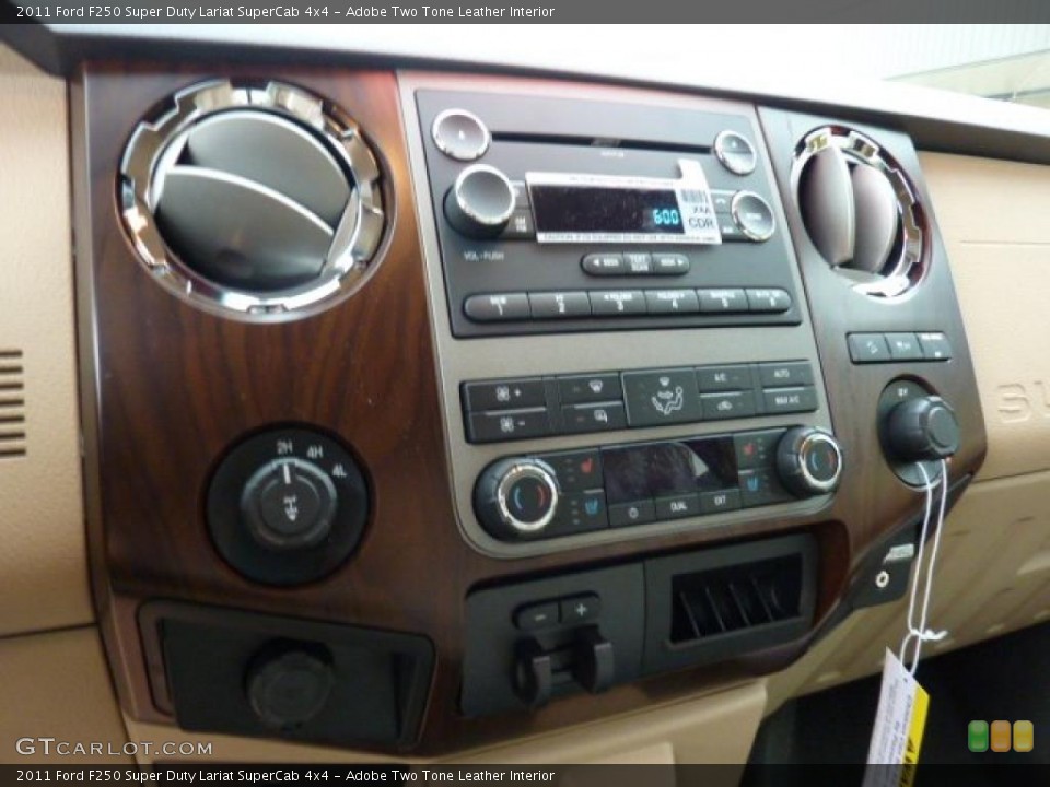 Adobe Two Tone Leather Interior Controls for the 2011 Ford F250 Super Duty Lariat SuperCab 4x4 #49068530
