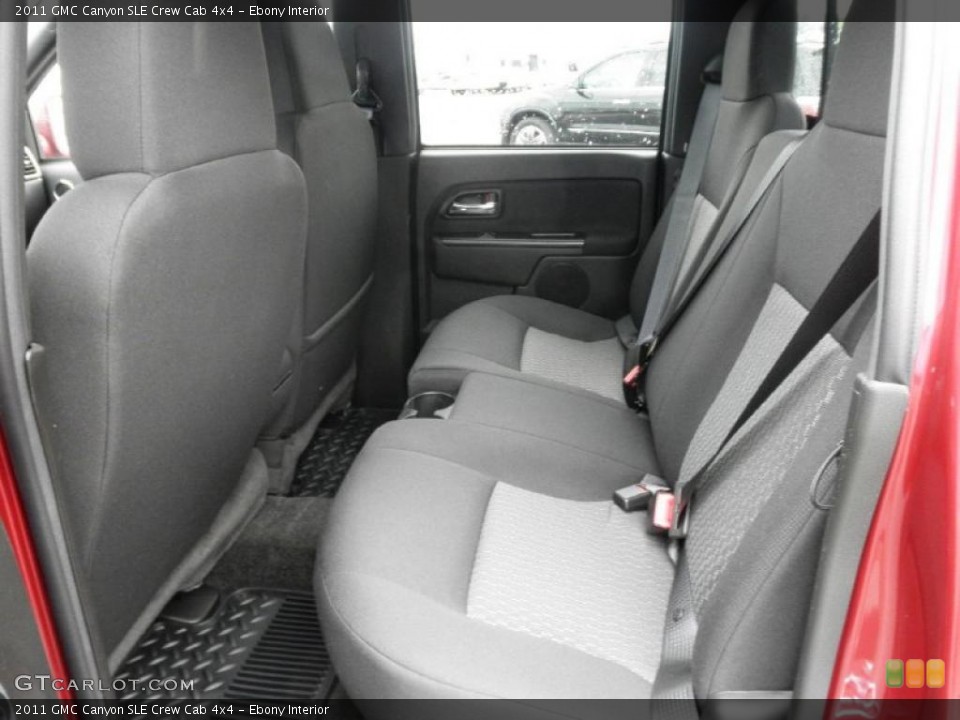 Ebony Interior Photo for the 2011 GMC Canyon SLE Crew Cab 4x4 #49072079