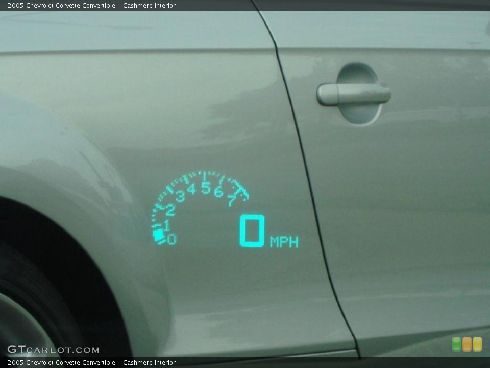 Cashmere Interior Gauges for the 2005 Chevrolet Corvette Convertible #49072829