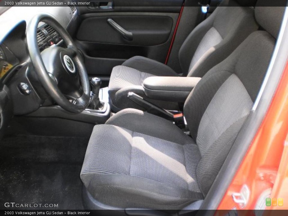 Black Interior Photo for the 2003 Volkswagen Jetta GLI Sedan #49073264