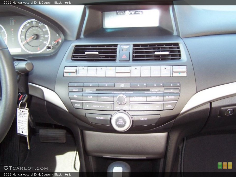 Black Interior Controls for the 2011 Honda Accord EX-L Coupe #49075439