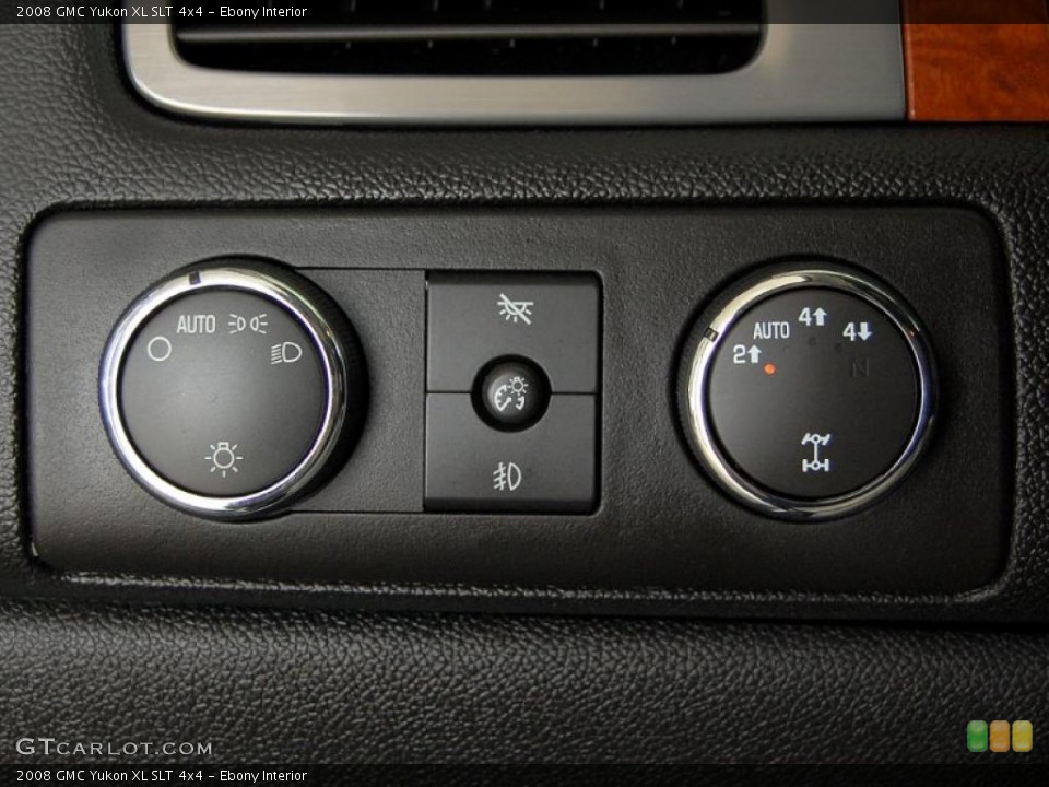 Ebony Interior Controls for the 2008 GMC Yukon XL SLT 4x4 #49075481