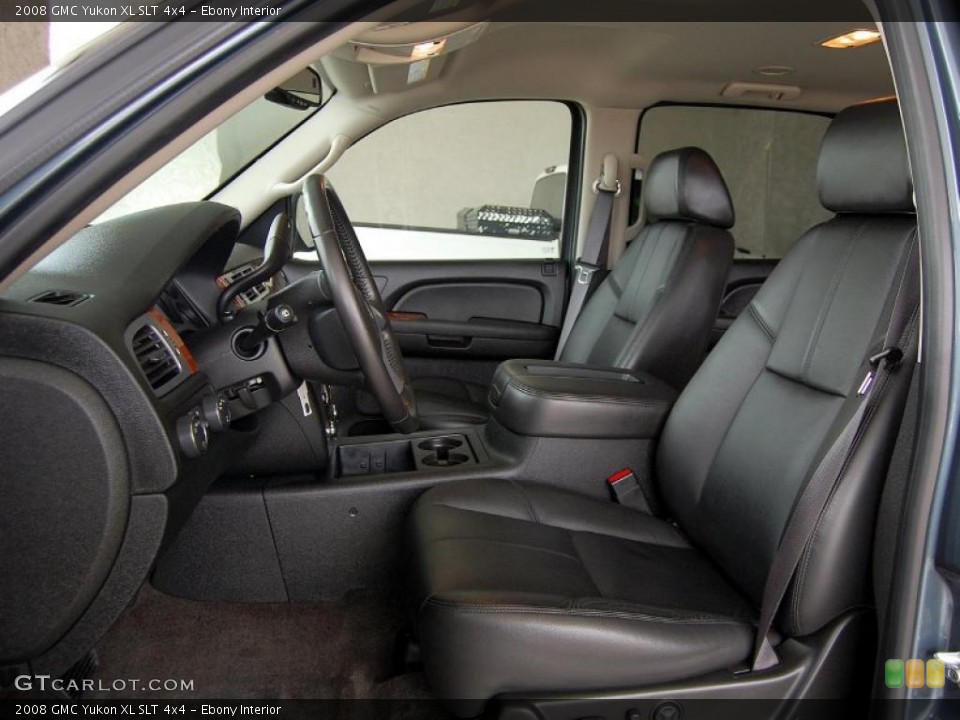 Ebony Interior Photo for the 2008 GMC Yukon XL SLT 4x4 #49075604