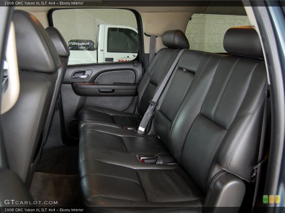 Ebony Interior Photo for the 2008 GMC Yukon XL SLT 4x4 #49075616