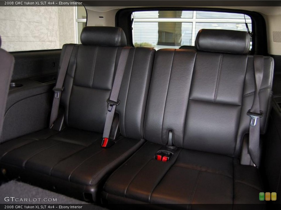 Ebony Interior Photo for the 2008 GMC Yukon XL SLT 4x4 #49075628