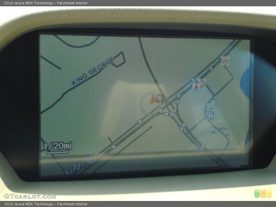 Parchment Interior Navigation for the 2010 Acura MDX Technology #49076324