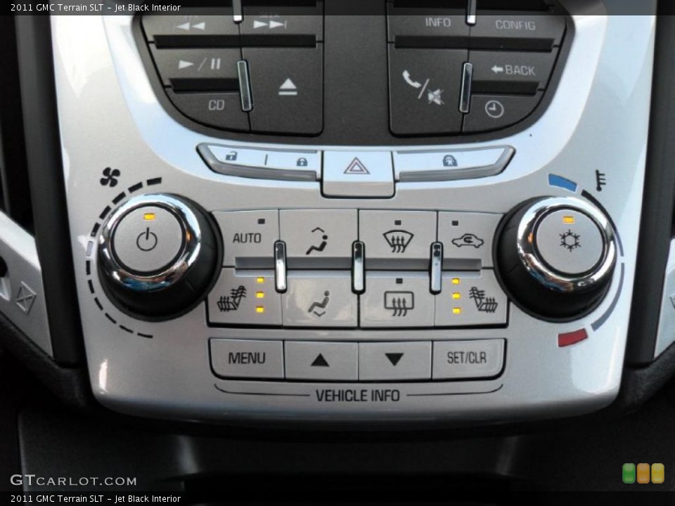 Jet Black Interior Controls for the 2011 GMC Terrain SLT #49076327