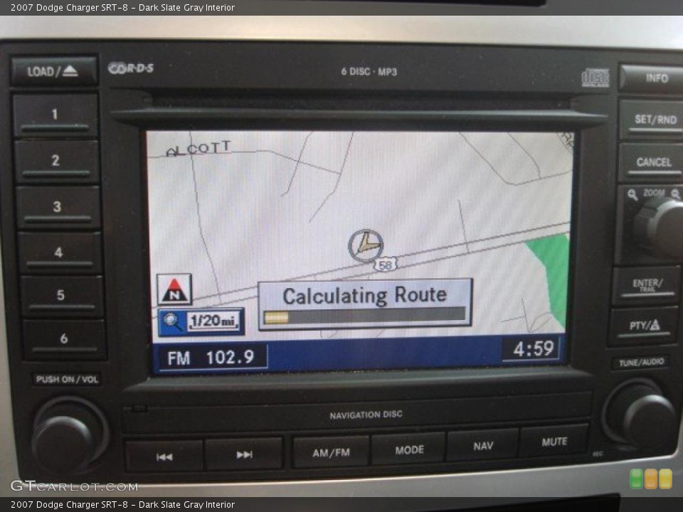 Dark Slate Gray Interior Navigation for the 2007 Dodge Charger SRT-8 #49076349