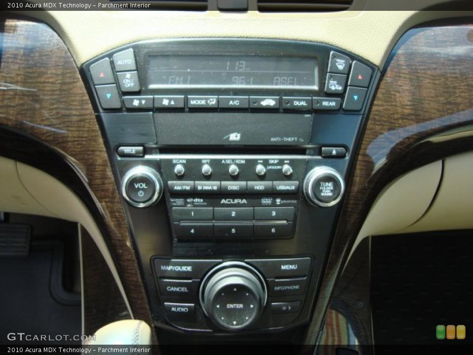 Parchment Interior Controls for the 2010 Acura MDX Technology #49076354