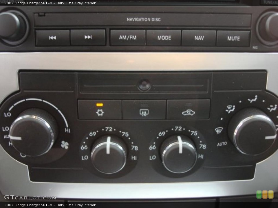 Dark Slate Gray Interior Controls for the 2007 Dodge Charger SRT-8 #49076360