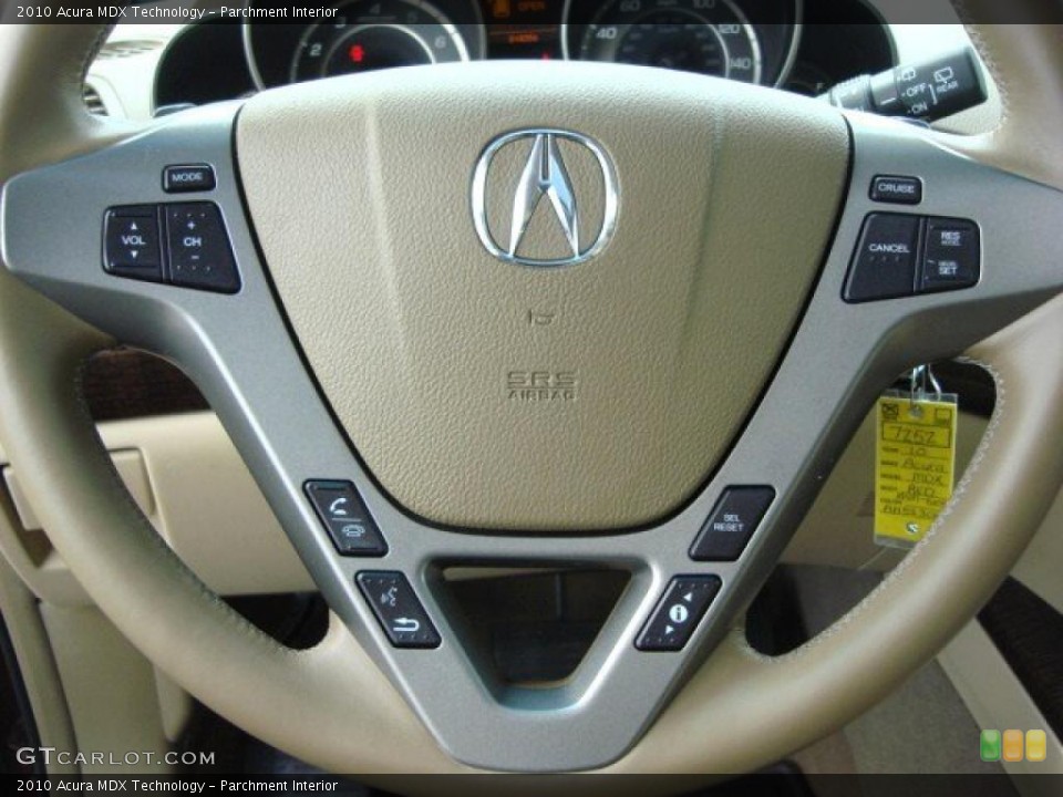 Parchment Interior Controls for the 2010 Acura MDX Technology #49076423