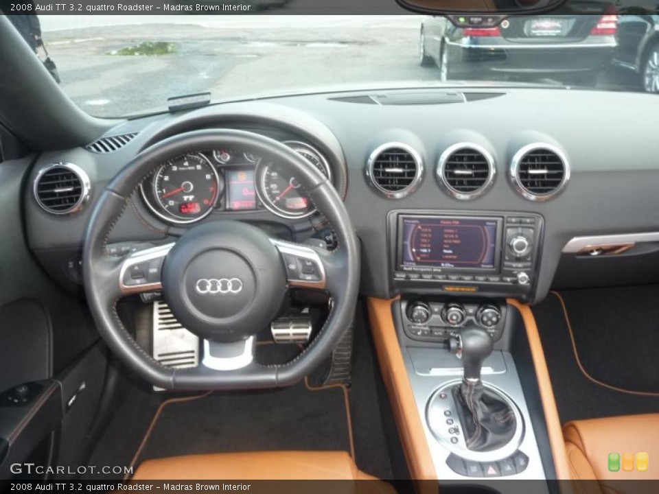 Madras Brown Interior Dashboard for the 2008 Audi TT 3.2 quattro Roadster #49076684