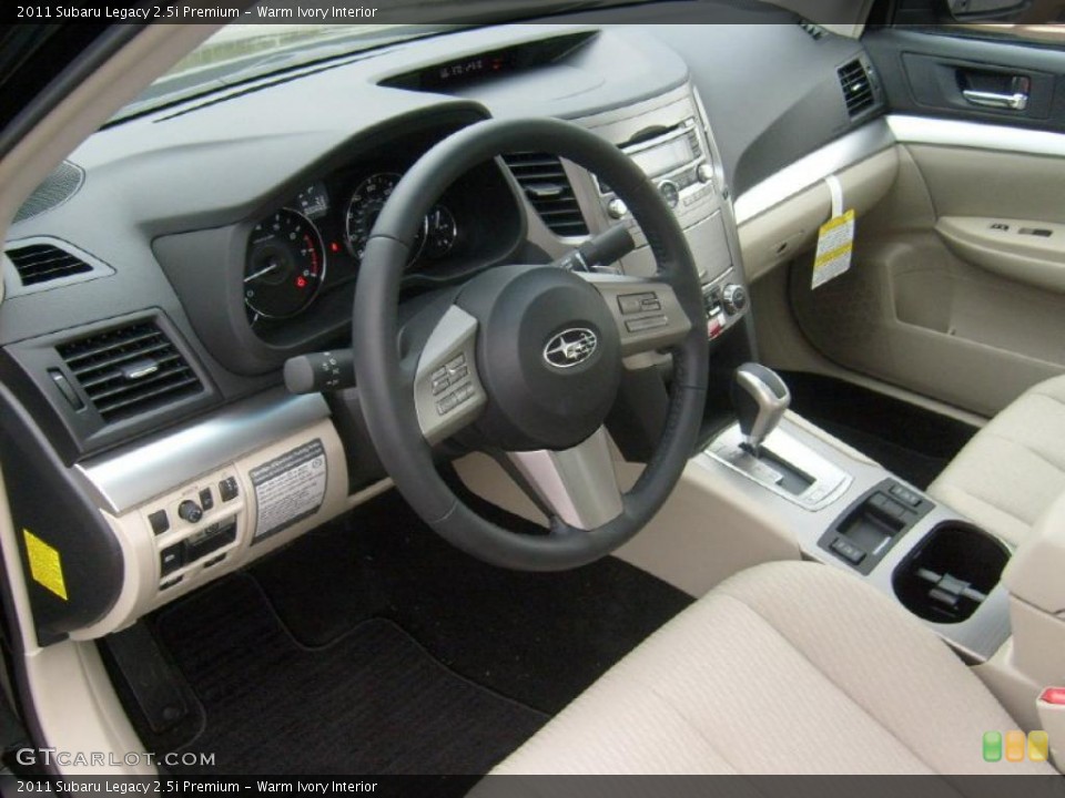 Warm Ivory Interior Prime Interior for the 2011 Subaru Legacy 2.5i Premium #49078064