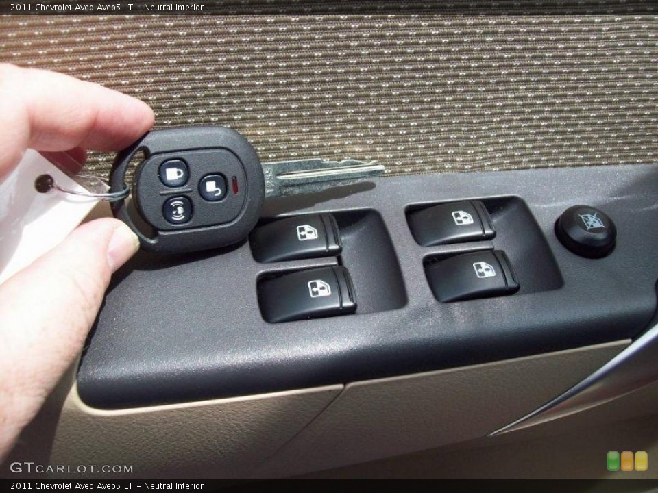 Neutral Interior Controls for the 2011 Chevrolet Aveo Aveo5 LT #49078532