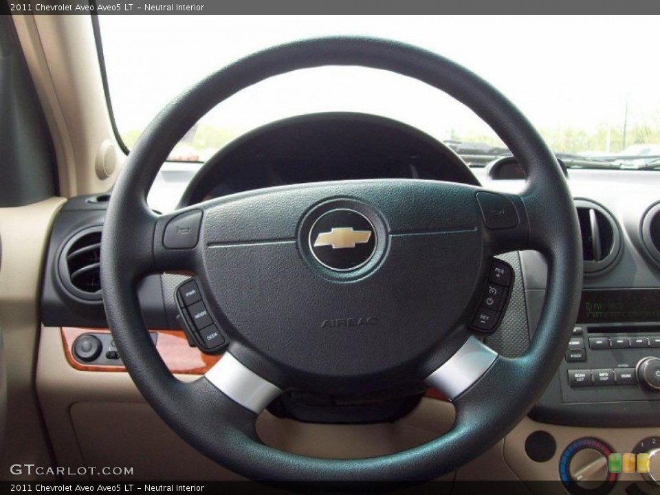 Neutral Interior Steering Wheel for the 2011 Chevrolet Aveo Aveo5 LT #49078748