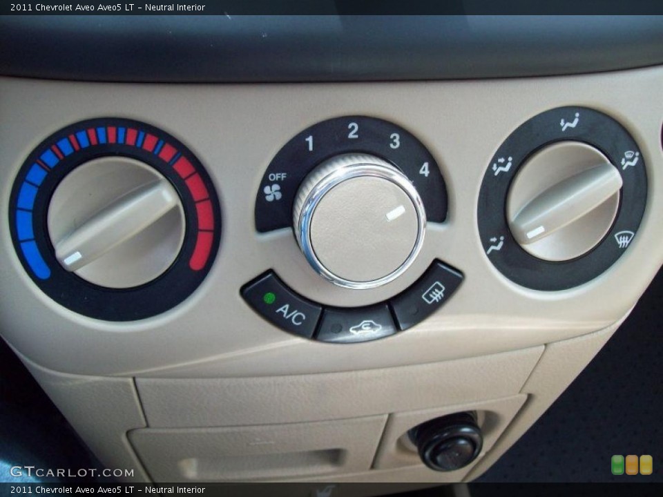 Neutral Interior Controls for the 2011 Chevrolet Aveo Aveo5 LT #49078784