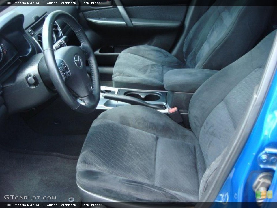 Black Interior Photo for the 2008 Mazda MAZDA6 i Touring Hatchback #49078979