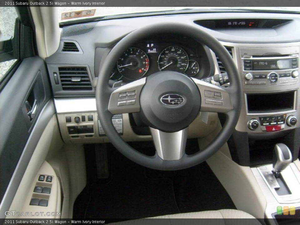 Warm Ivory Interior Photo for the 2011 Subaru Outback 2.5i Wagon #49078985