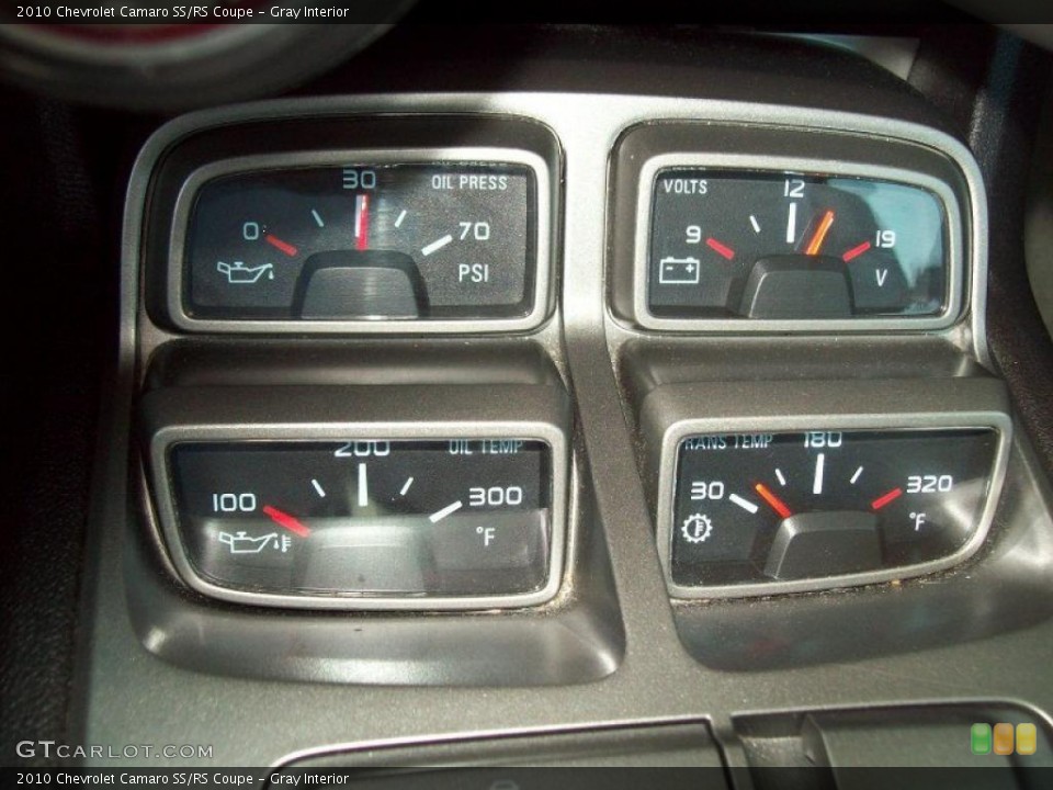 Gray Interior Gauges for the 2010 Chevrolet Camaro SS/RS Coupe #49079891