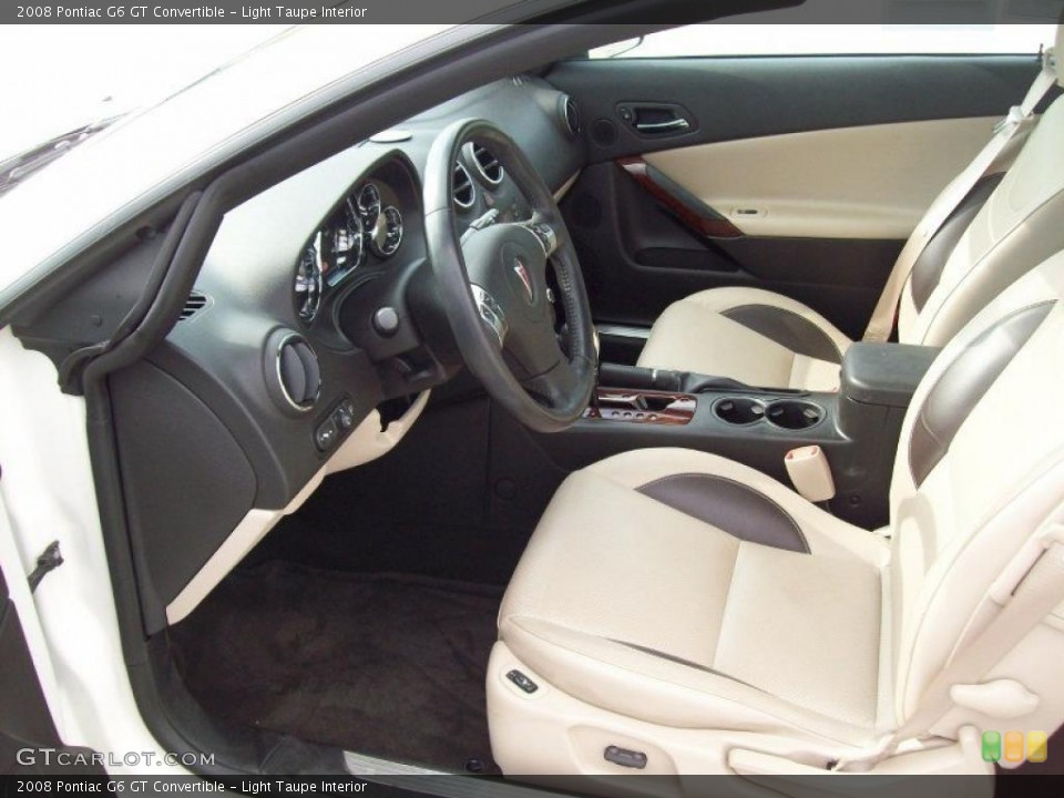 Light Taupe Interior Photo for the 2008 Pontiac G6 GT Convertible #49080635
