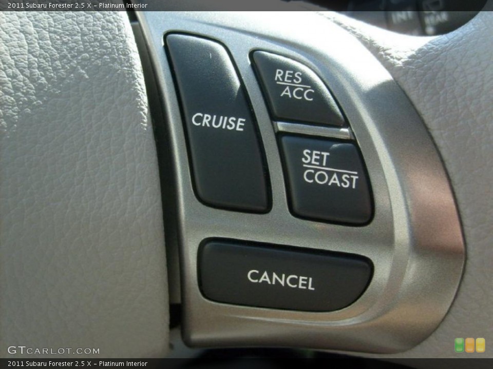 Platinum Interior Controls for the 2011 Subaru Forester 2.5 X #49080959