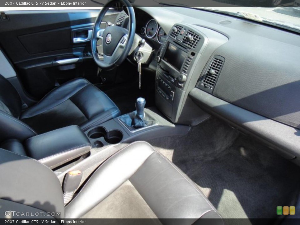 Ebony Interior Photo for the 2007 Cadillac CTS -V Sedan #49083041