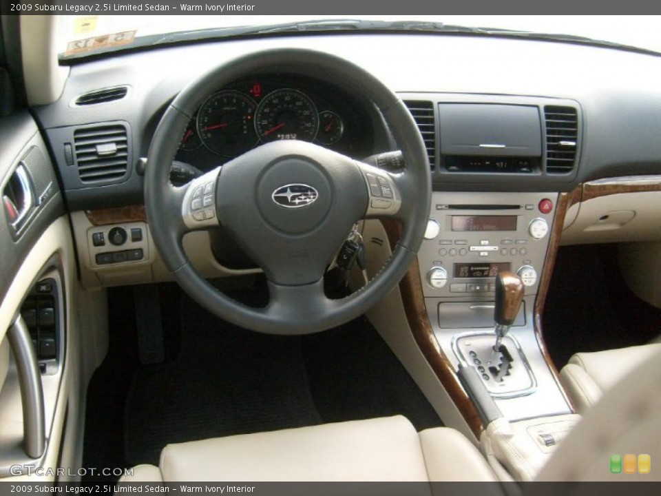 Warm Ivory Interior Photo for the 2009 Subaru Legacy 2.5i Limited Sedan #49083134
