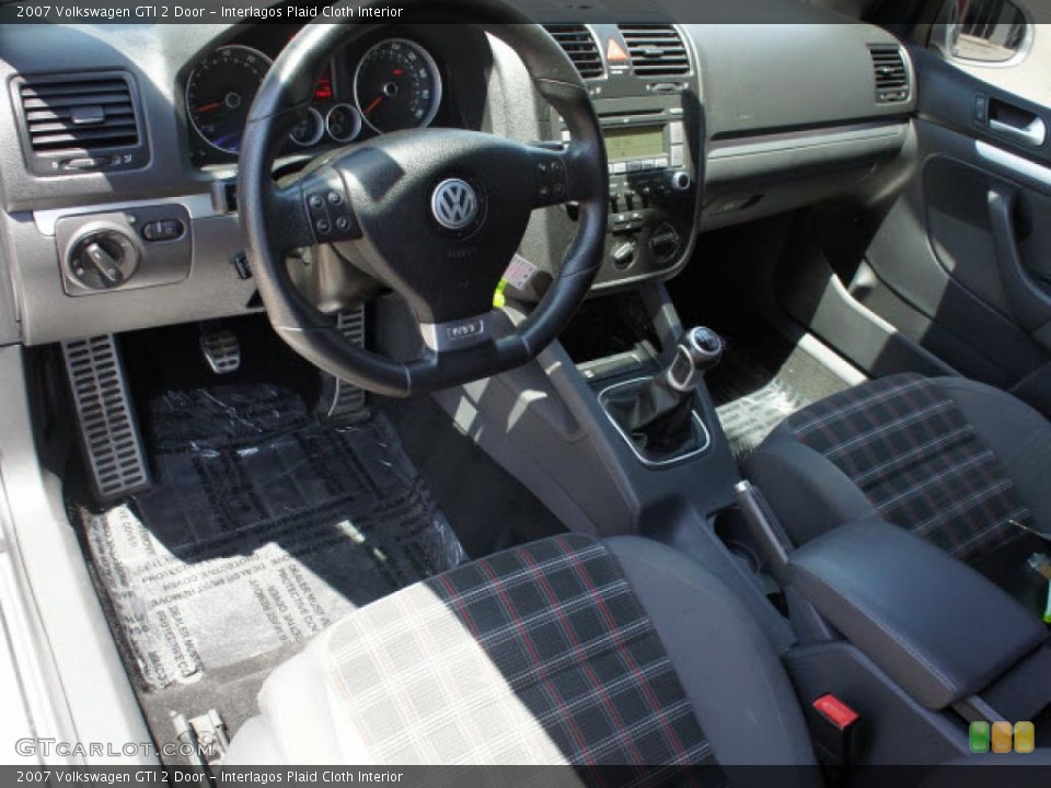 Interlagos Plaid Cloth Interior Dashboard for the 2007 Volkswagen GTI 2 Door #49087494