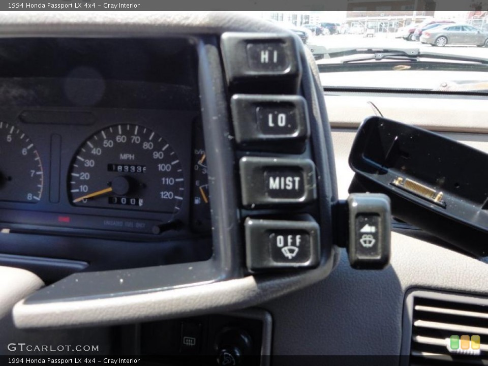 Gray Interior Controls for the 1994 Honda Passport LX 4x4 #49087713
