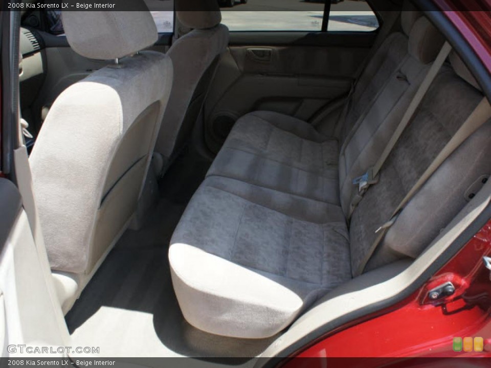 Beige Interior Photo for the 2008 Kia Sorento LX #49087944