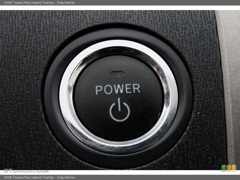 Gray Interior Controls for the 2008 Toyota Prius Hybrid Touring #49087986