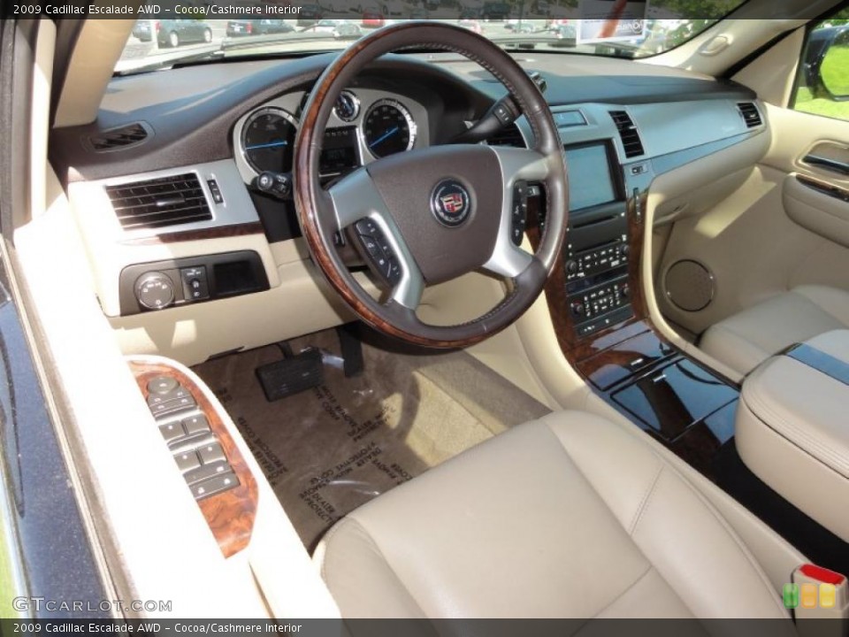 Cocoa/Cashmere Interior Photo for the 2009 Cadillac Escalade AWD #49088334