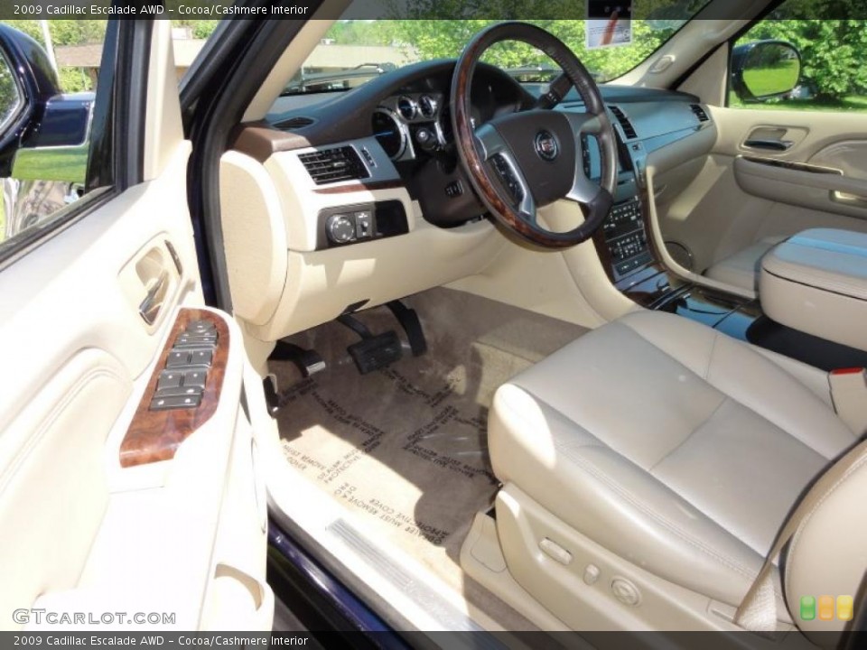 Cocoa/Cashmere Interior Photo for the 2009 Cadillac Escalade AWD #49088346