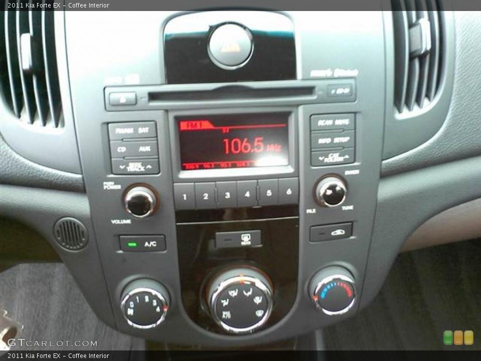 Coffee Interior Controls for the 2011 Kia Forte EX #49088613