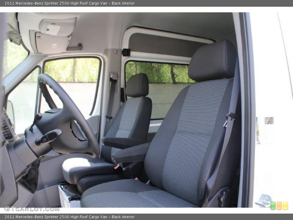 Black Interior Photo for the 2011 Mercedes-Benz Sprinter 2500 High Roof Cargo Van #49089333