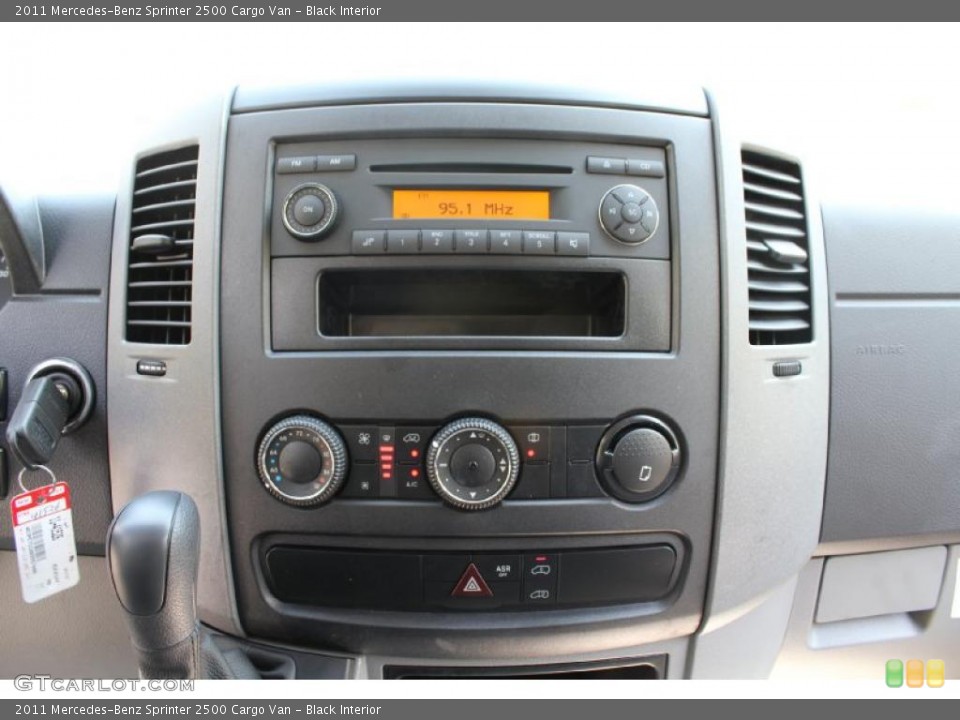 Black Interior Controls for the 2011 Mercedes-Benz Sprinter 2500 Cargo Van #49089564
