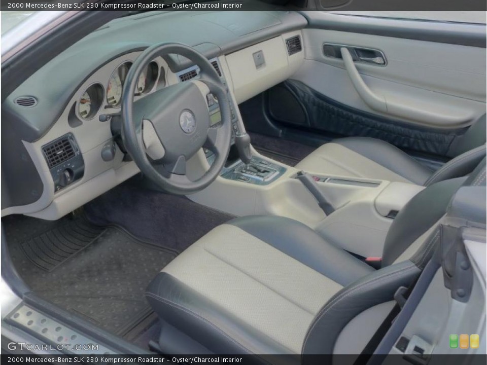 Oyster/Charcoal 2000 Mercedes-Benz SLK Interiors