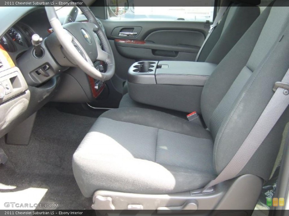 Ebony Interior Photo for the 2011 Chevrolet Suburban LS #49090149