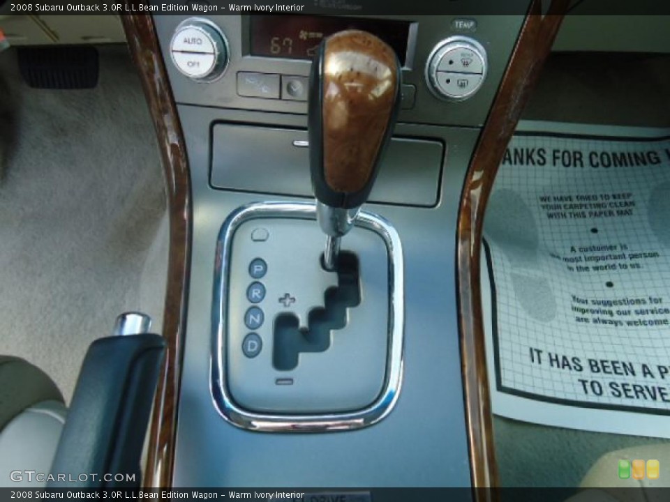 Warm Ivory Interior Transmission for the 2008 Subaru Outback 3.0R L.L.Bean Edition Wagon #49092725