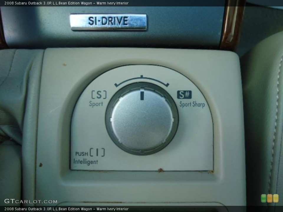 Warm Ivory Interior Controls for the 2008 Subaru Outback 3.0R L.L.Bean Edition Wagon #49092734