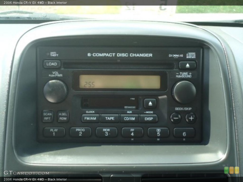 Black Interior Controls for the 2006 Honda CR-V EX 4WD #49092999