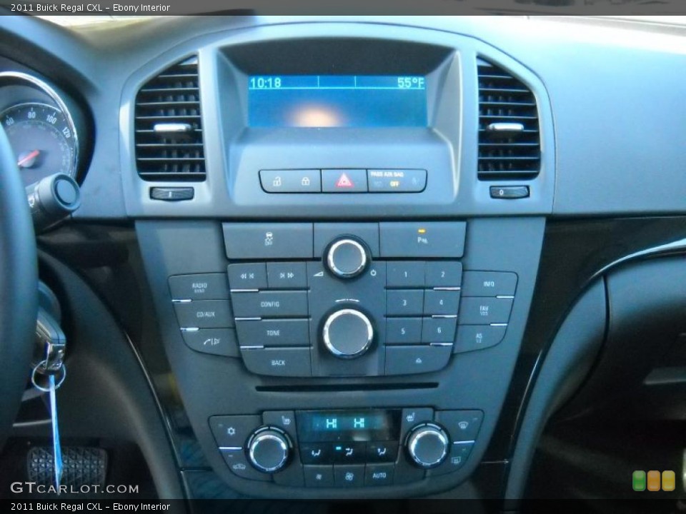 Ebony Interior Controls for the 2011 Buick Regal CXL #49093022