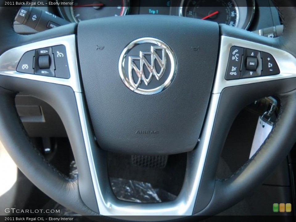 Ebony Interior Controls for the 2011 Buick Regal CXL #49093055