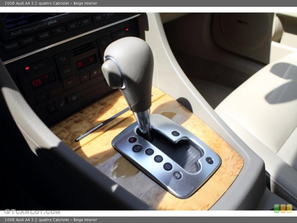 Beige Interior Transmission for the 2008 Audi A4 3.2 quattro Cabriolet #49098641