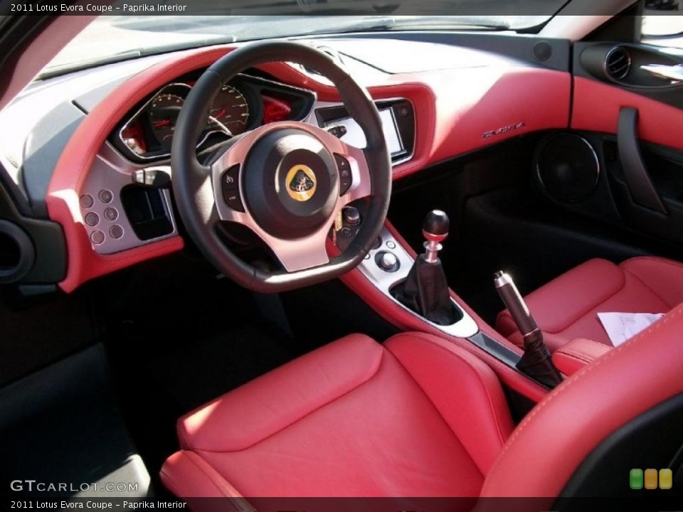 Paprika Interior Prime Interior for the 2011 Lotus Evora Coupe #49099391