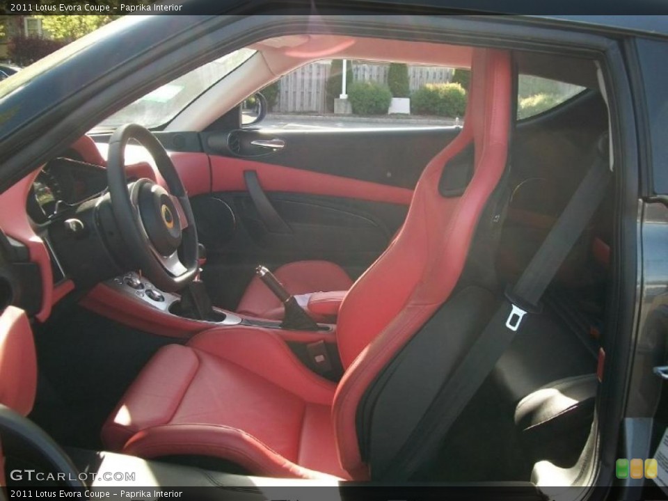 Paprika Interior Photo for the 2011 Lotus Evora Coupe #49099409