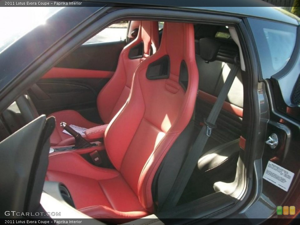 Paprika Interior Photo for the 2011 Lotus Evora Coupe #49099421