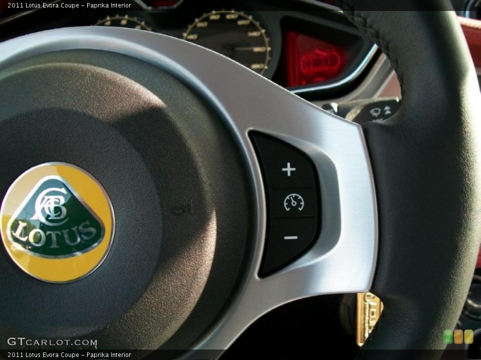 Paprika Interior Controls for the 2011 Lotus Evora Coupe #49099478